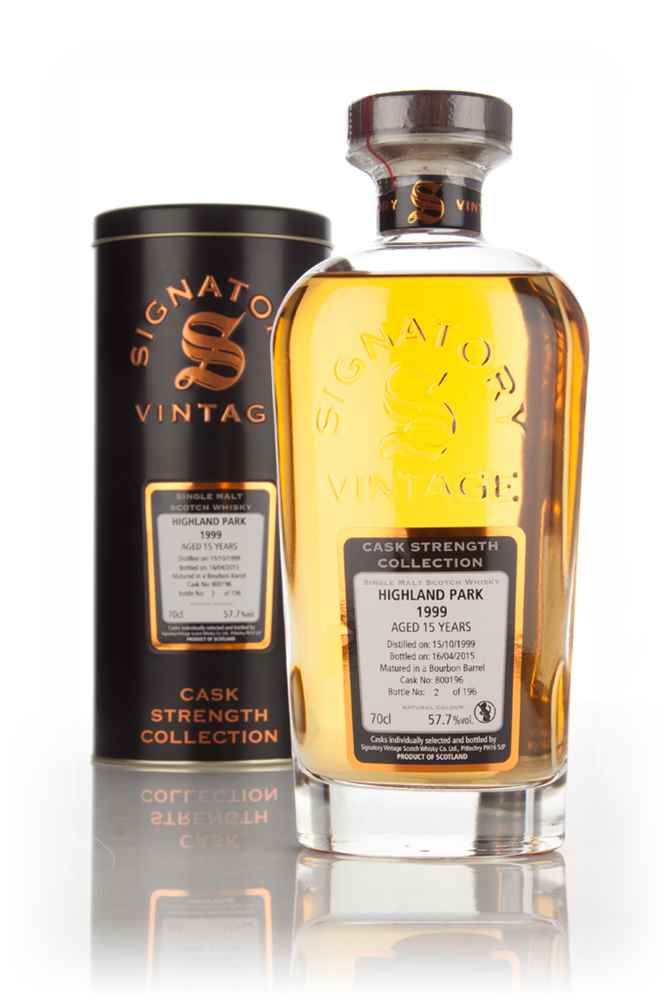Highland Park 15 Year Old 1999 (cask 800196) - Cask Strength Collection (Signatory)
