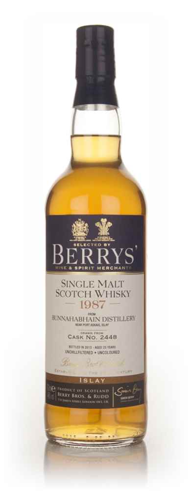 Bunnahabhain 25 Year Old 1987 (cask 2448) (Berry Bros. & Rudd)