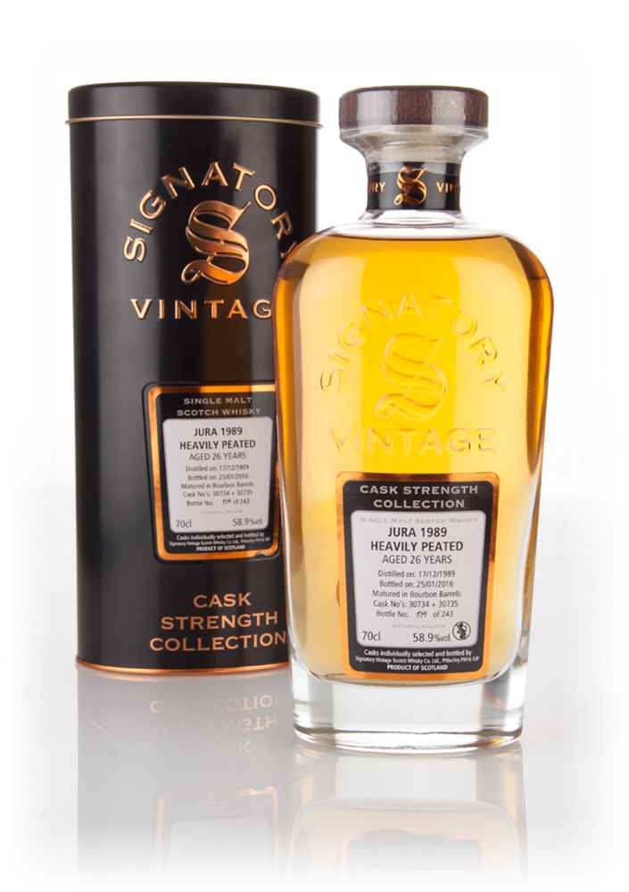 Jura 26 Year Old 1989 (casks 30734 & 30735) - Cask Strength Collection (Signatory)