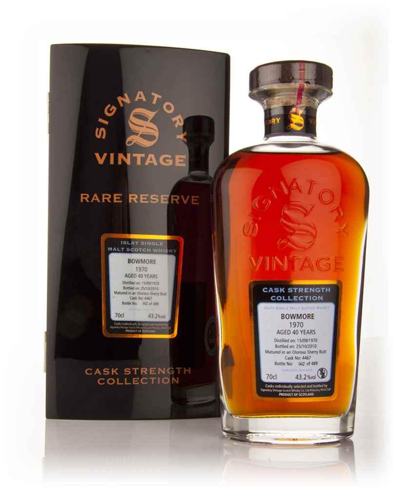 Bowmore 40 Year Old 1970 - Cask Strength Collection Rare Reserve (Signatory)