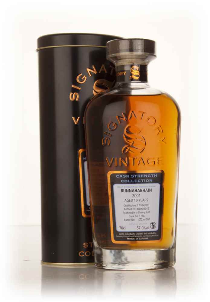 Bunnahabhain 10 Year Old 2001 (cask 1766) - Cask Strength Collection (Signatory)