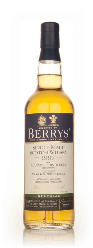 Aultmore 15 Year Old 1997 (cask 970003582) (Berry Bros. & Rudd)