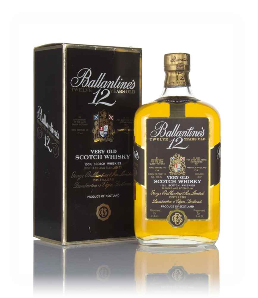 Ballantine’s 12 Year Old (94.5cl) - 1970s