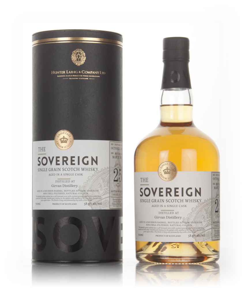 Girvan 25 Year Old 1991 (cask 13285) - The Sovereign (Hunter Laing)
