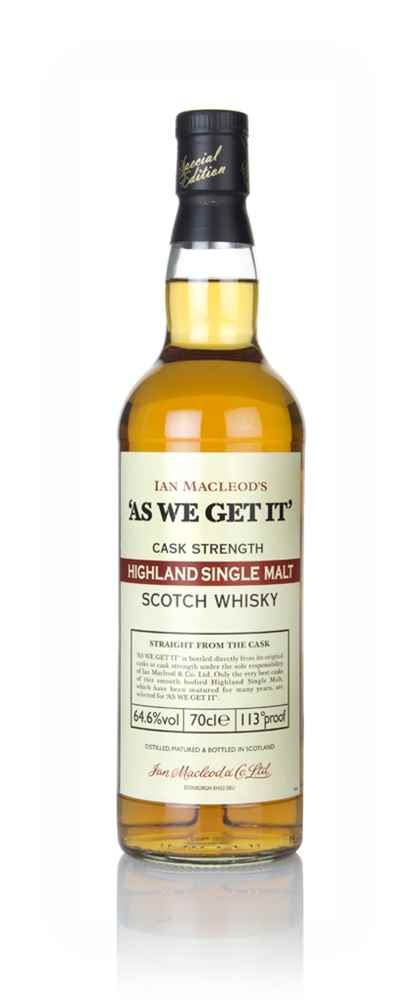 Highland Single Malt - As We Get It (Ian Macleod) (64.6%)