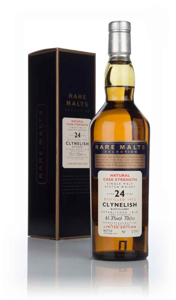 Clynelish 24 Year Old 1972 - Rare Malts