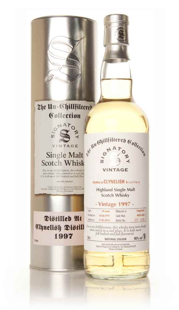 Clynelish 14 Year Old 1997 - Un-Chillfiltered (Signatory)
