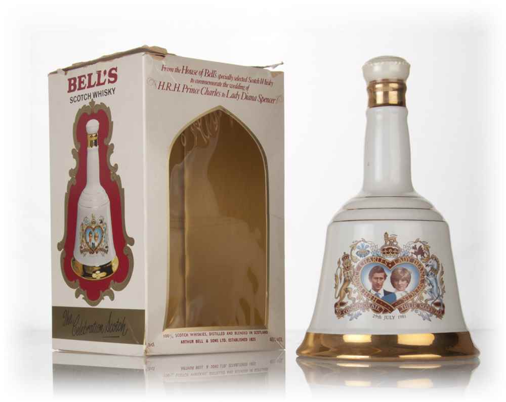 Bell’s Prince Charles and Lady Diana Spencer 1981 Decanter