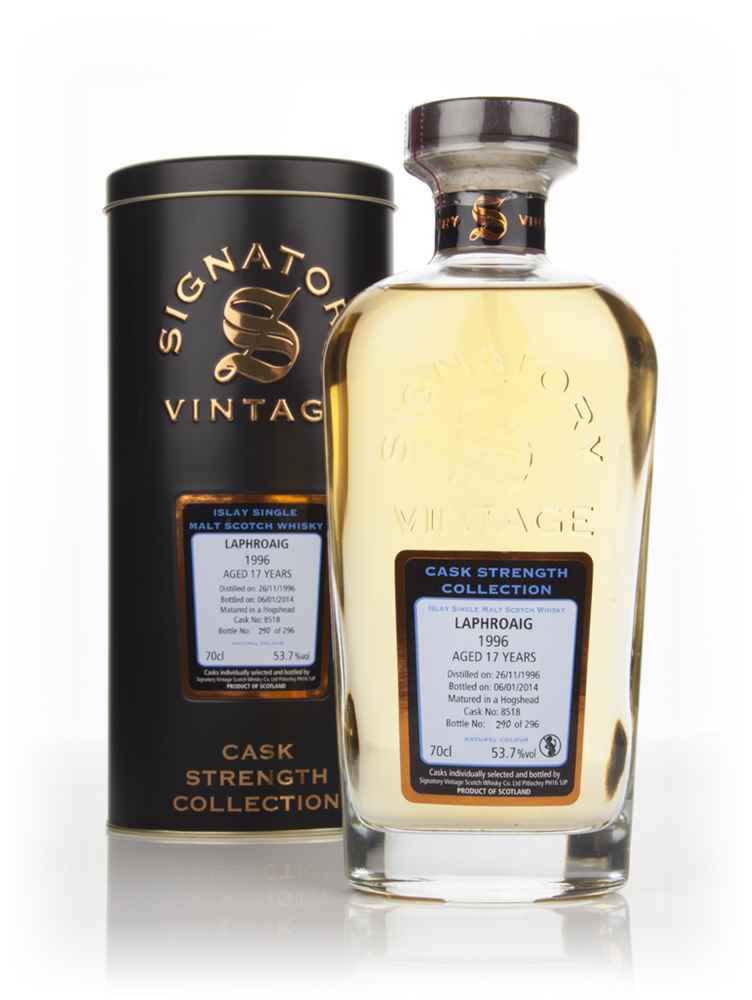 Laphroaig 17 Year Old 1996 (cask 8518) - Cask Strength Collection (Signatory)
