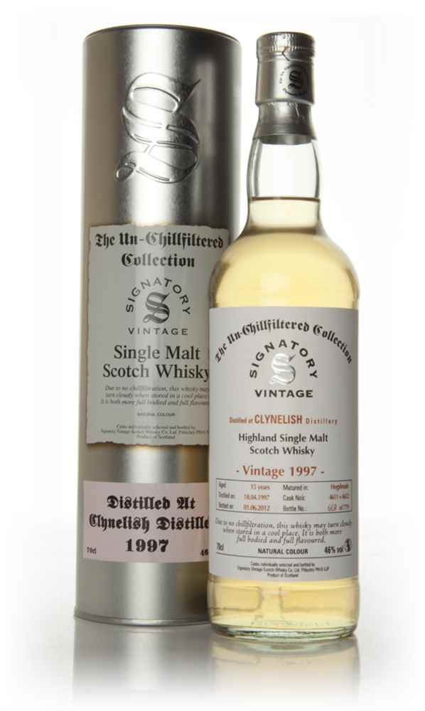Clynelish 15 Year Old 1997 - Un-Chillfiltered (Signatory)