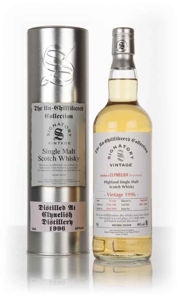 Clynelish 19 Year Old 1996 (casks 6403 & 6404) - Un-Chillfiltered Collection (Signatory)