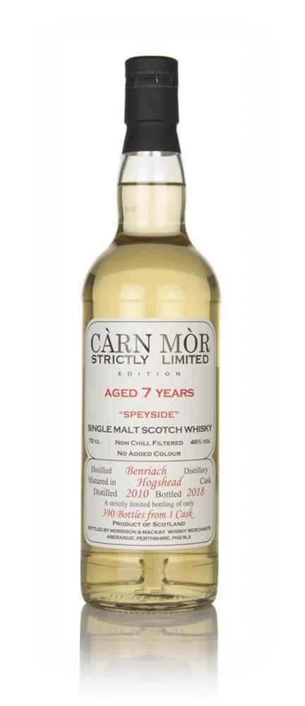 BenRiach 7 Year Old 2010 - Strictly Limited (Càrn Mòr)