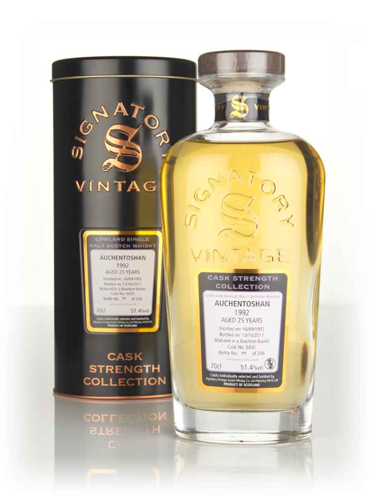 Auchentoshan 25 Year Old 1992 (cask 5430) - Cask Strength Collection (Signatory)