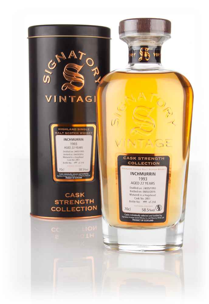 Inchmurrin 22 Year Old 1993 (cask 2851) - Cask Strength Collection (Signatory)