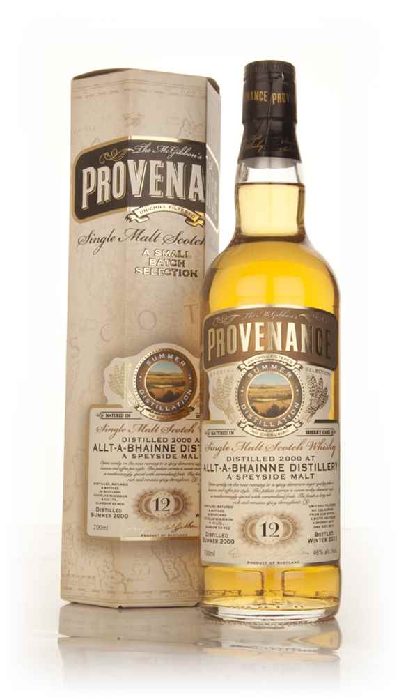 Allt-á-Bhainne 12 Year Old 2000 (cask 9513) - Provenance (Douglas Laing)