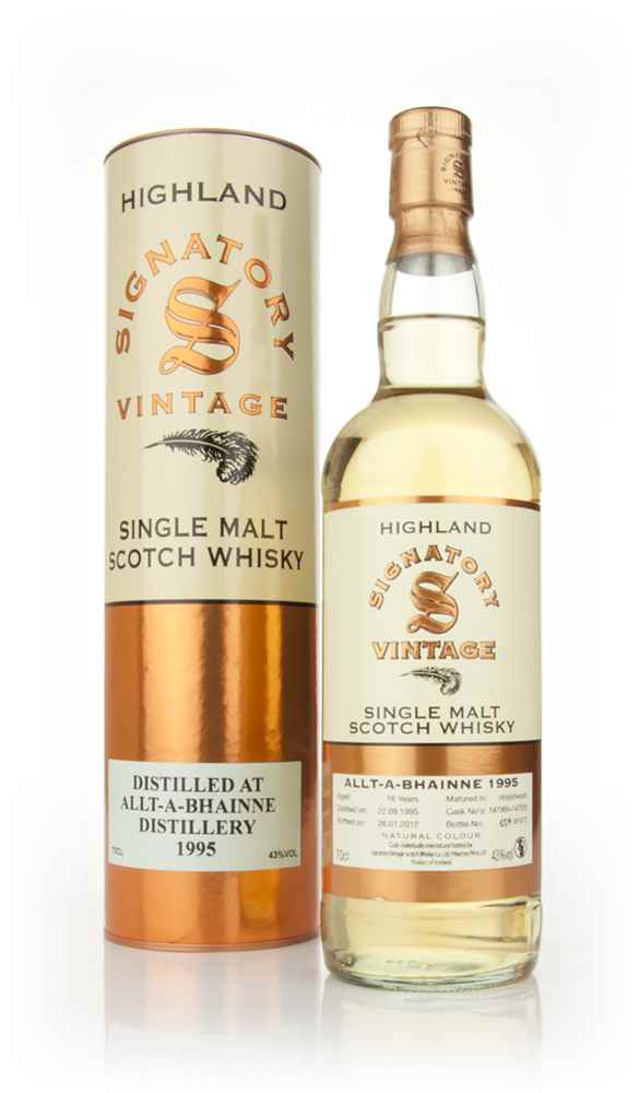Allt-a-Bhainne 16 Year Old 1995 - Un-Chillfiltered (Signatory)
