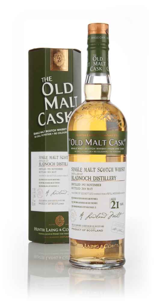 Bladnoch 21 Year Old 1992 (cask 10418) - Old Malt Cask (Hunter Laing)