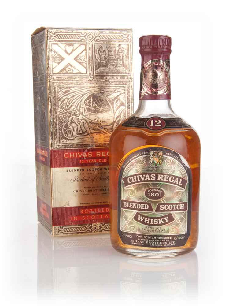 Chivas Regal 12 Year Old (Gold Box) - 1970s