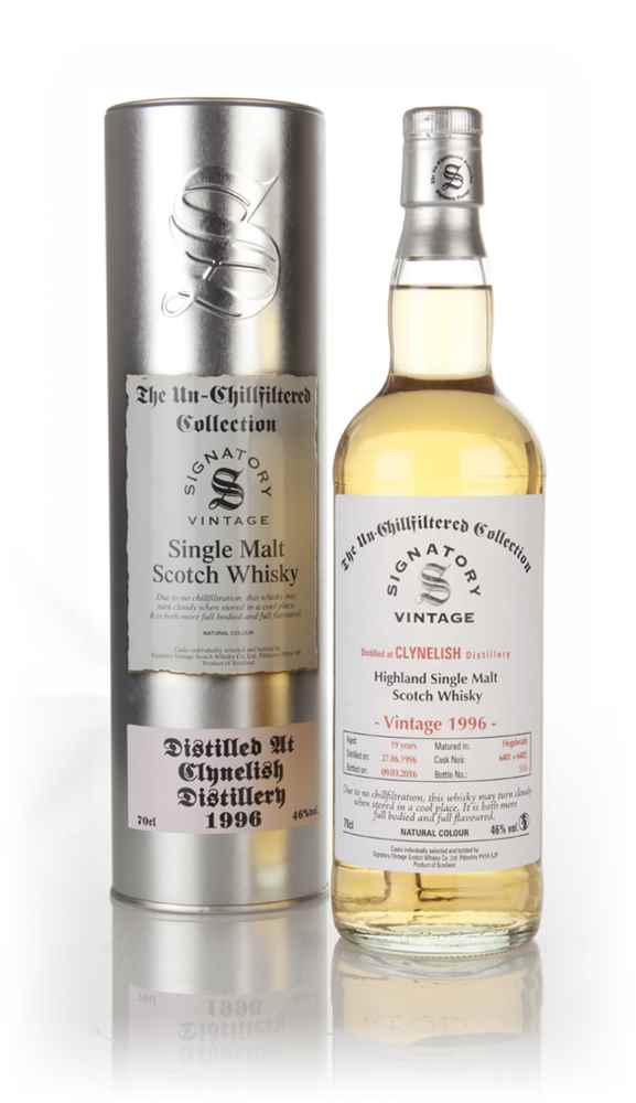 Clynelish 19 Year Old 1996 (casks 6401 & 6402) - Un-Chillfiltered Collection (Signatory)