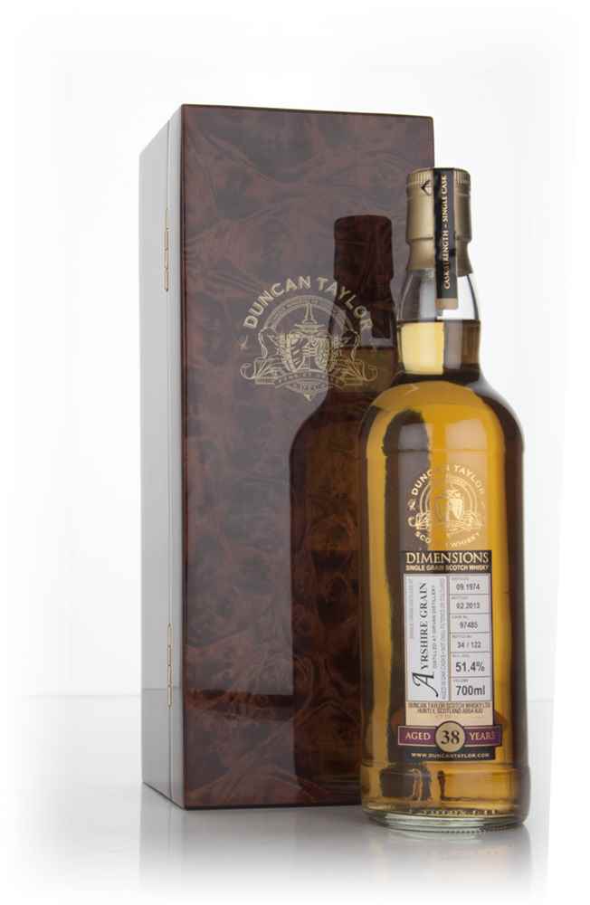 Ayrshire Grain 38 Year Old 1974 (cask 97485) - Dimensions (Duncan Taylor)