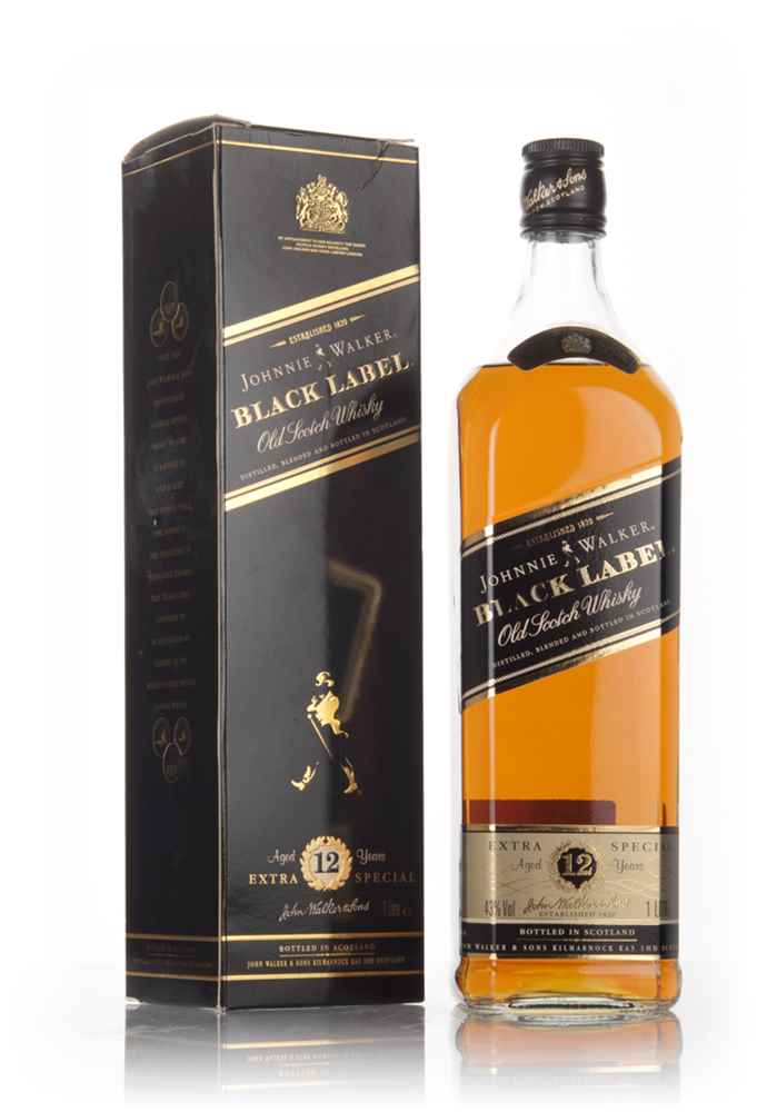 Johnnie Walker 12 Year Old Black Label post - 1999