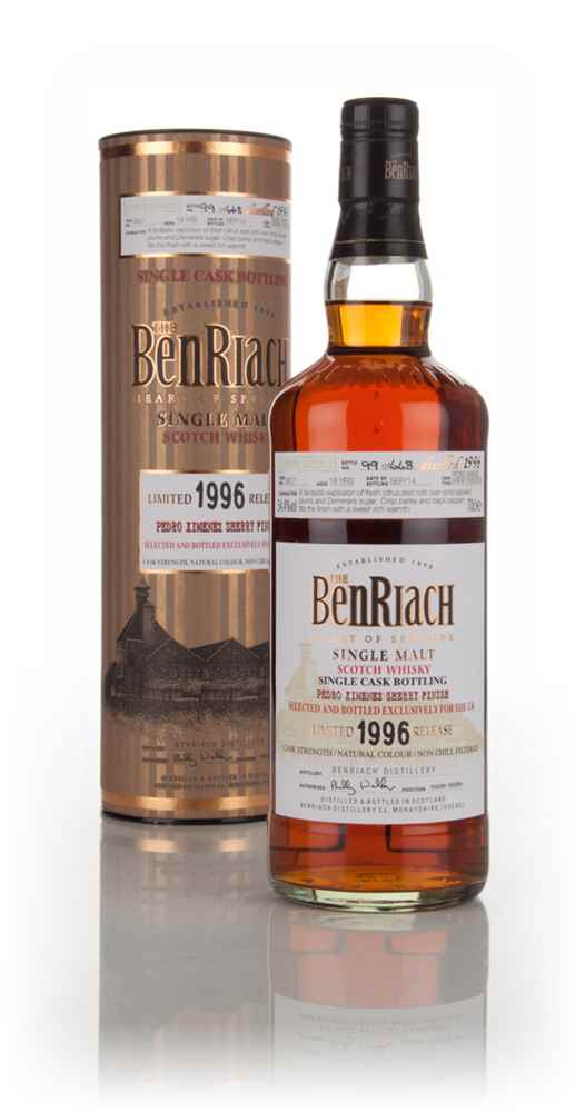 BenRiach 18 Year Old 1996 Pedro Ximénez Sherry Finish (cask 3607)