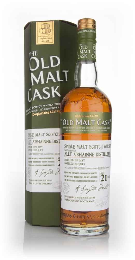 Allt-á-Bhainne 21 Year Old 1991 Cask 8820 - Old Malt Cask (Douglas Laing)