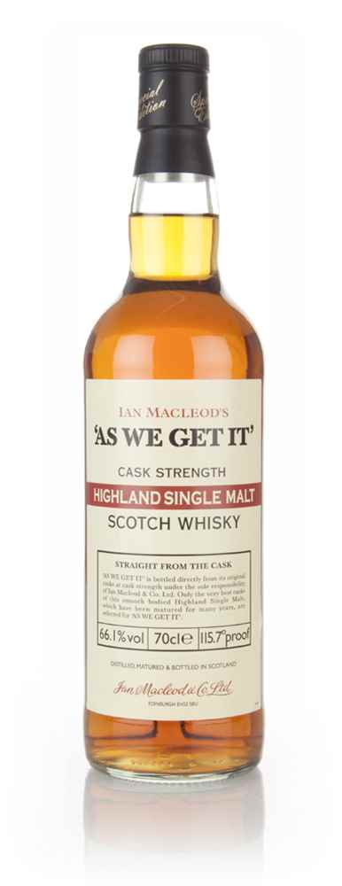 Highland Single Malt - As We Get It (Ian Macleod) 66.1%