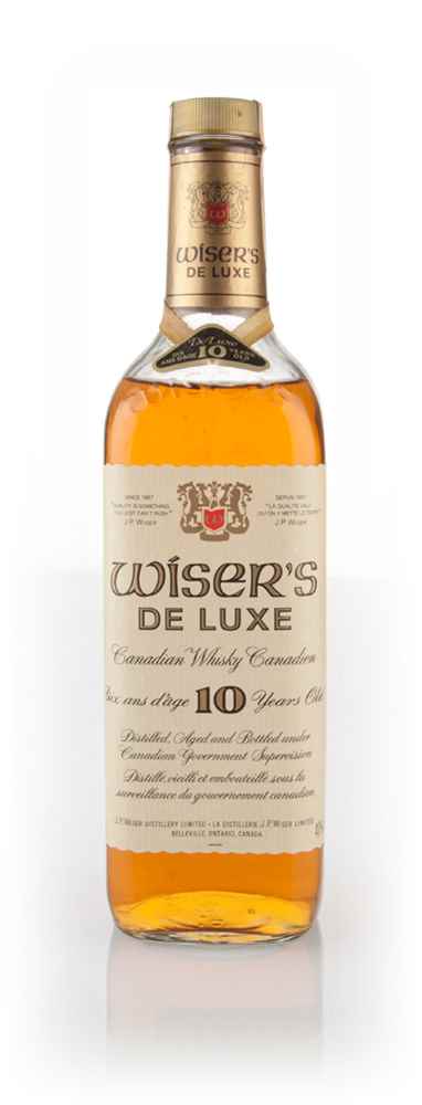 Wiser’s De Luxe 10 Year Old - 1974