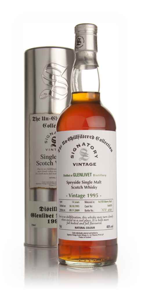 Glenlivet 14 Year Old 1995 - Un-Chillfiltered (Signatory)