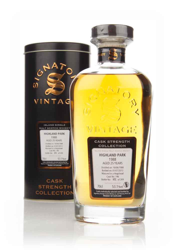 Highland Park 25 Year Old 1988 (cask 746) - Cask Strength Collection (Signatory)