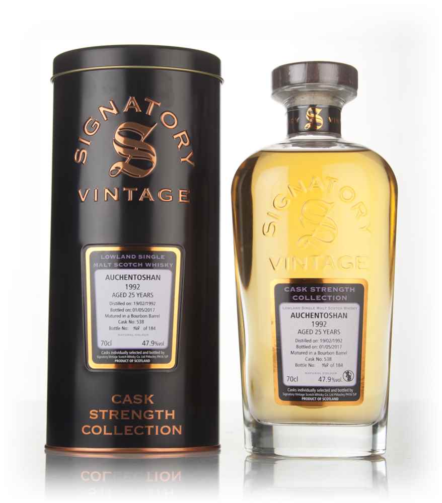 Auchentoshan 25 Year Old 1992 (cask 538) - Cask Strength Collection (Signatory)