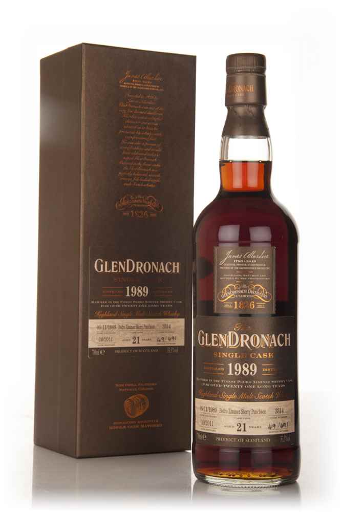 GlenDronach 20 Year Old 1989 - PX Sherry Puncheon