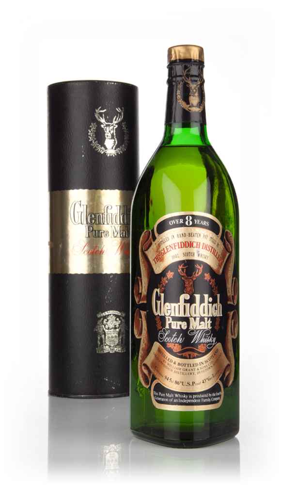 Glenfiddich Pure Malt 8 Year Old 95cl - 1970s