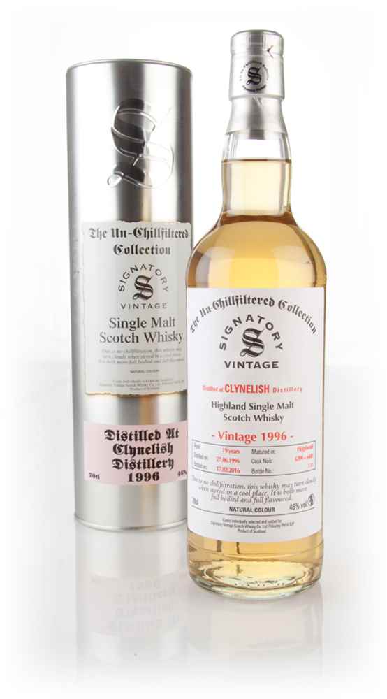 Clynelish 19 Year Old 1996 (cask 6399 & 6400) - Un-Chillfiltered (Signatory)