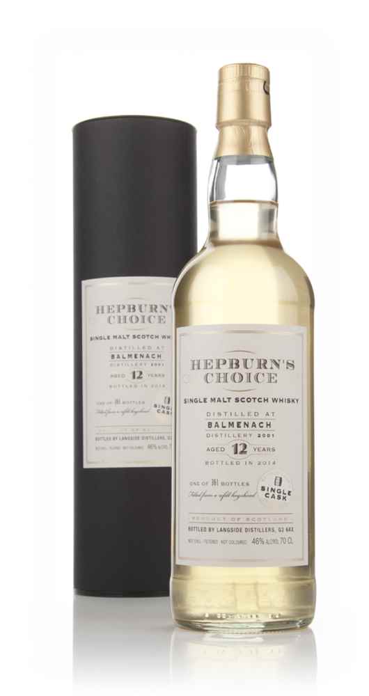 Balmenach 12 Year Old 2001 - Hepburn’s Choice (Langside)