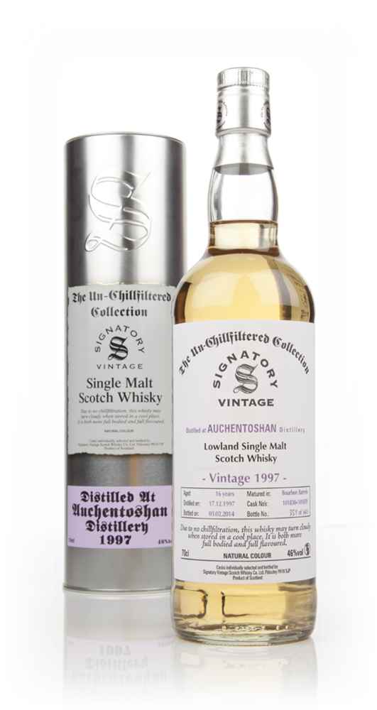 Auchentoshan 16 Year Old 1997 (casks 101838+101839) - Un-Chillfiltered (Signatory)