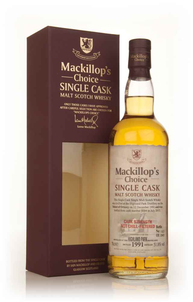 Highland Park 21 Year Old 1991 (cask 8094) - Mackillop’s Choice