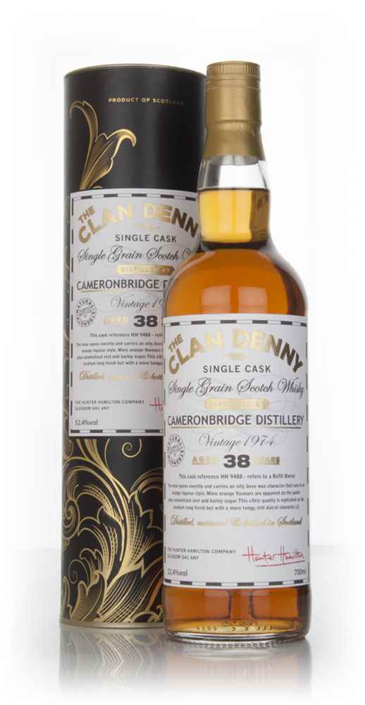 Cameronbridge 38 Year Old 1974 Cask 9488 - The Clan Denny (Douglas Laing)