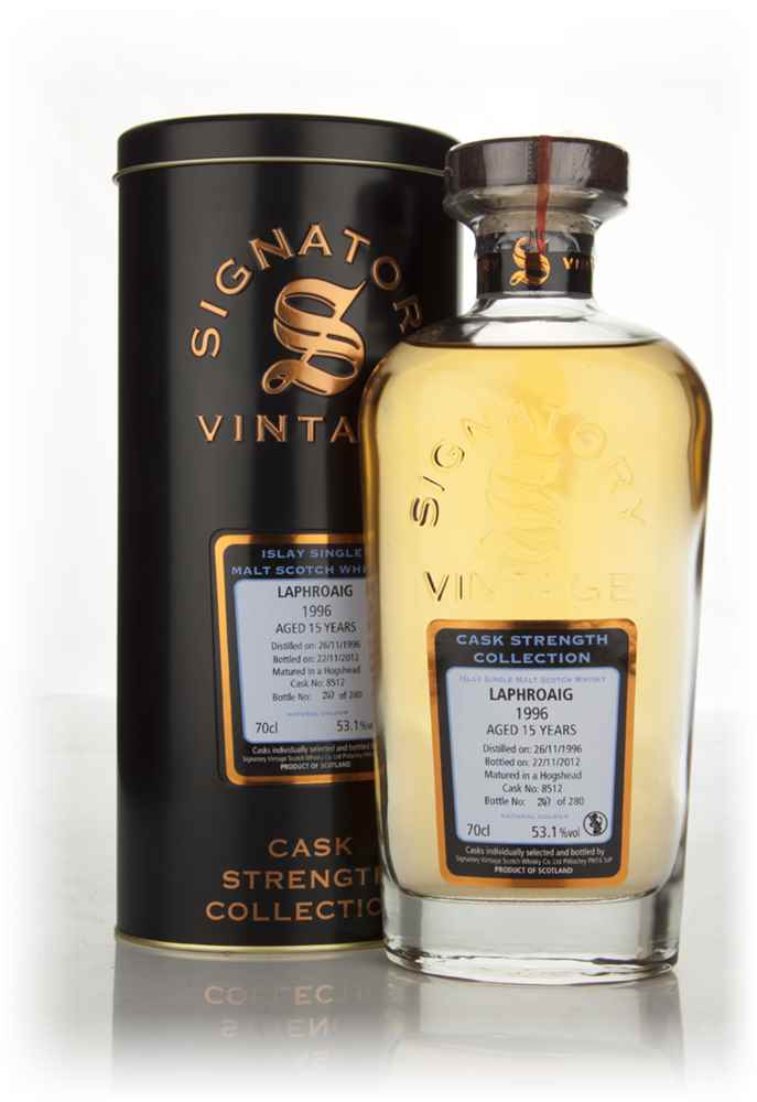 Laphroaig 15 Year Old 1996 Cask 8512 - Cask Strength Collection (Signatory)