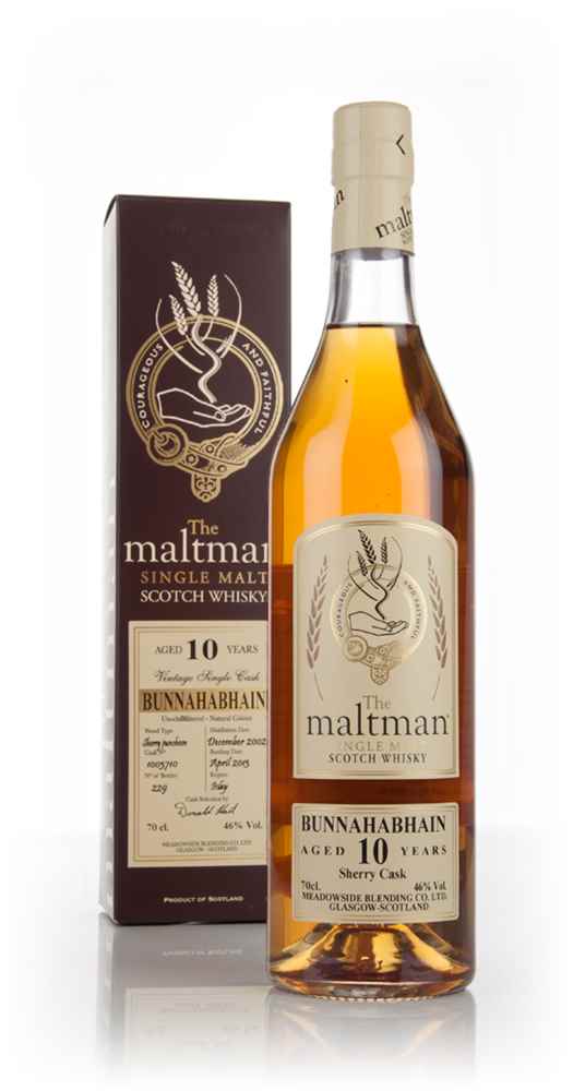 Bunnahabhain 10 Year Old 2002 (cask 1003710) - The Maltman