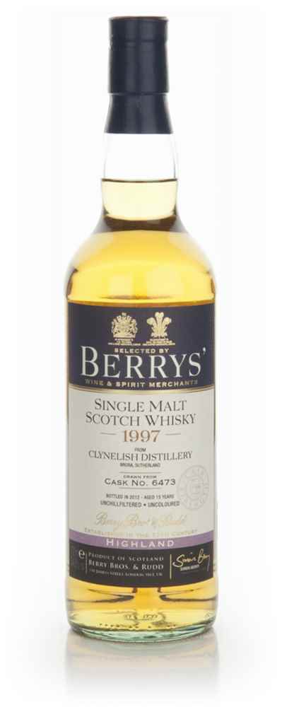 Clynelish 15 Year Old 1997 (cask 6473) (Berry Bros. & Rudd)