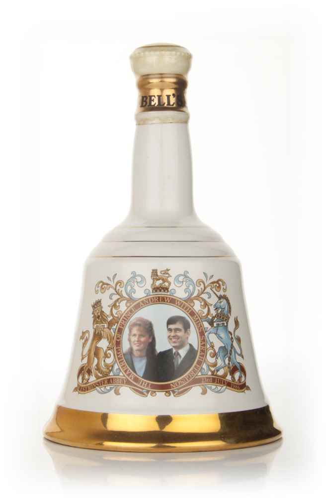 Bells Prince Andrew and Miss Sarah Ferguson 1986 Decanter (nearly empty)