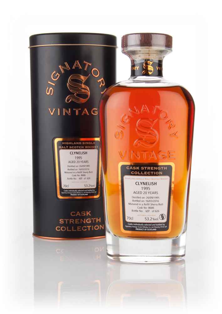 Clynelish 20 Year Old 1995 (cask 8686) - Cask Strength Collection (Signatory)