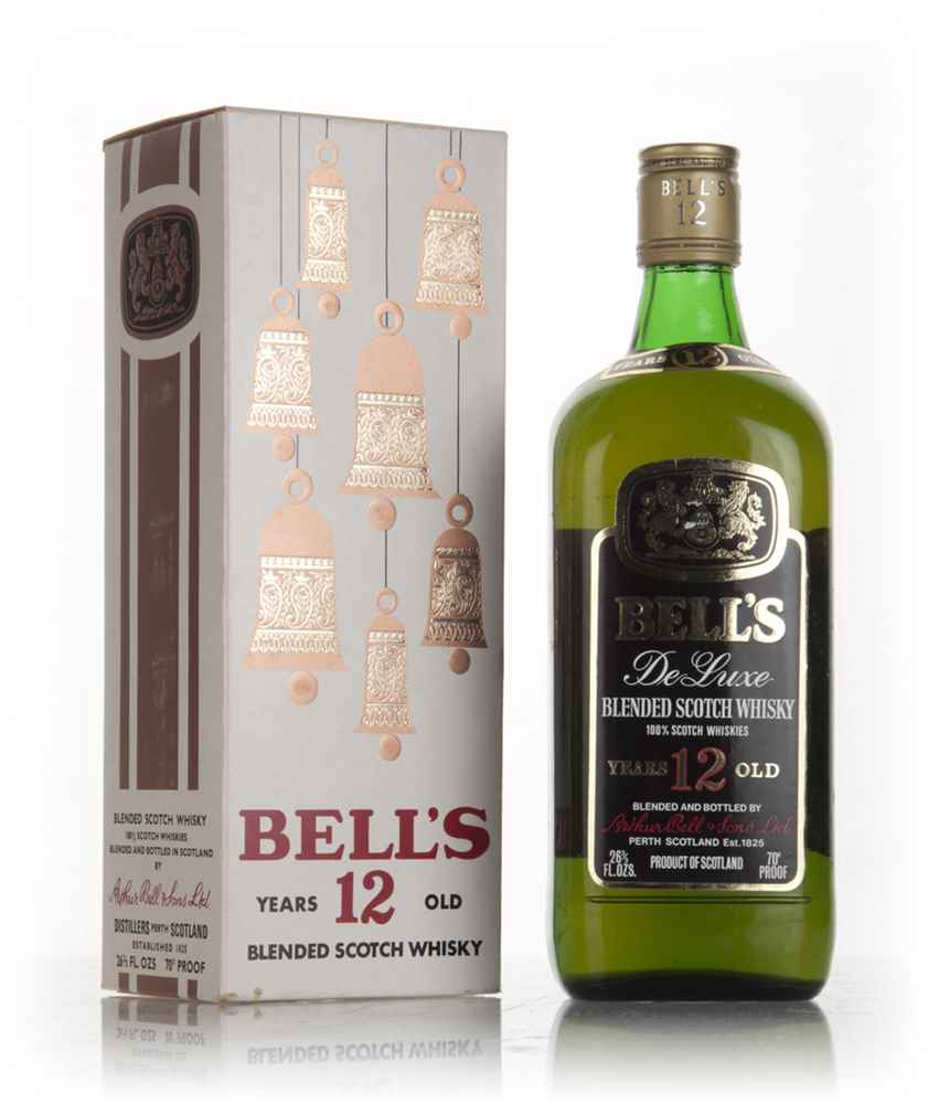 Bell’s 12 Year Old De Luxe (White Christmas Box) - 1970s