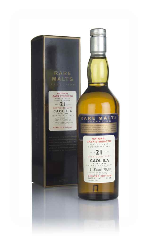 Caol Ila 21 Year Old 1977 - Rare Malts
