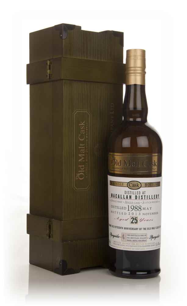 Macallan 25 Year Old 1988 - Old Malt Cask 15th Anniversary (Hunter Laing)