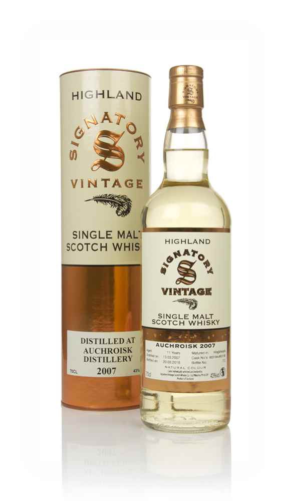 Auchroisk 11 Year Old 2007 (casks 803194 & 803195) - Signatory