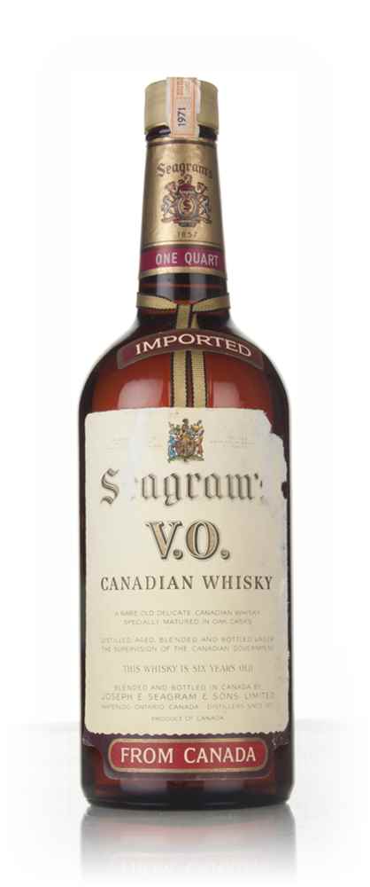 Seagram’s V.O. 6 Year Old Canadian Whisky - 1971