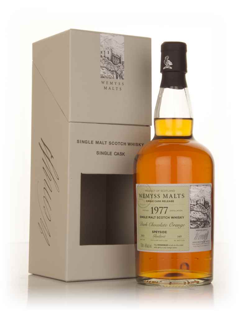 Dark Chocolate Orange 1977 - Wemyss Malts (Glenlivet)
